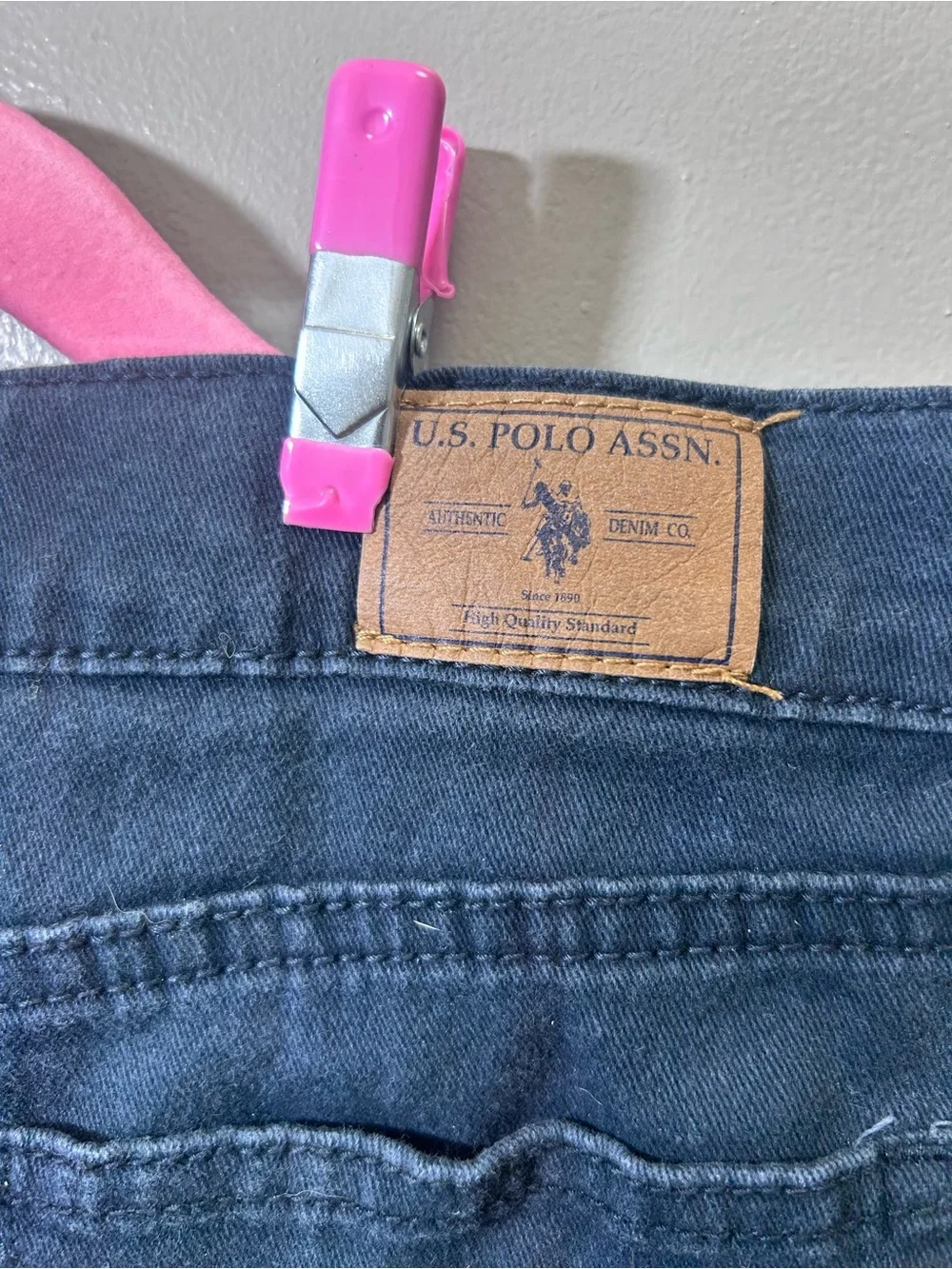 U.S. Polo Assn. Dark Gray Skinny Jeans with Embroidered Logo